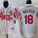 St. Louis Cardinals #18 Jordan Walker 2026 White Independence Day Vapor Limited Stitched Jersey