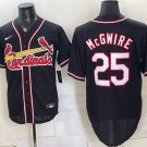 St. Louis Cardinals #25 Mark McGwire 2026 Fashion Replica Black Out Stitched Baseball Jersey