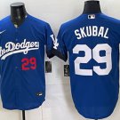 Los Angeles Dodgers #29 Tarik Skubal Royal City Connect Stitched Baseball Jersey