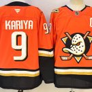 Anaheim Ducks #9 Paul Kariya Orange 2026 With C Patch Home Stitched Hockey Jersey
