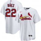 St. Louis Cardinals #22 Joshua Báez White Home Stitched Baseball Jersey