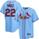 St. Louis Cardinals #22 Joshua Báez Blue Cool Base Stitched Baseball Jersey