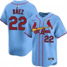 St. Louis Cardinals #22 Joshua Báez Blue Alternate Limited Stitched Baseball Jersey