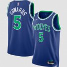 Minnesota Timberwolves #5 Anthony Edwards Blue 2026-27 Icon Swingman Edition Stitched Jersey