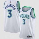 Minnesota Timberwolves #3 Jaden McDaniels White 2026-27 Association Swingman Edition Stitched Jersey