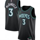 Minnesota Timberwolves #3 Jaden McDaniels Black 2026-27 Statement Swingman Edition Stitched Jersey