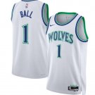 Minnesota Timberwolves #1 LaMelo Ball White 2026-27 Association Swingman Edition Stitched Jersey