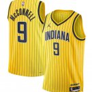 Indiana Pacers #9 T.J. McConnell Yellow 2026-27 Statement Edition Swingman Stitched Jersey