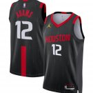 Houston Rockets #12 Steven Adams Black 2026-27 Statement Swingman Stitched Jersey