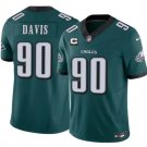 Philadelphia Eagles #90 Jordan Davis Green 2026 F.U.S.E. 1-Star C Patch Stitched Jersey