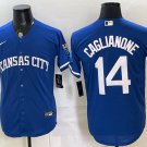 Kansas City Royals #14 Jac Caglianone Royal Cool Base Stitched Baseball Jersey