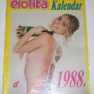 Erotic calendar 1988 from magazine Erotika #1