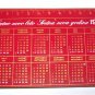 Vintage 32 pin up nude playing cards with calender 1987
