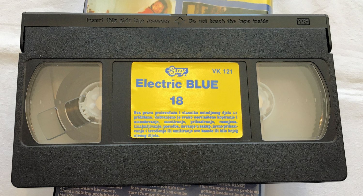 Erotic Vhs Suzy Electric Blue 18 1985 7015