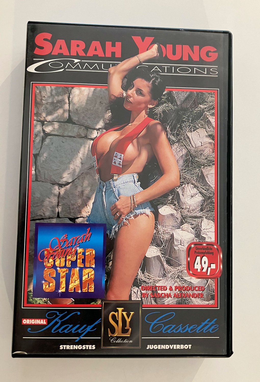 Erotic VHS Sarah Young Communications 1317 Super star 17 1995