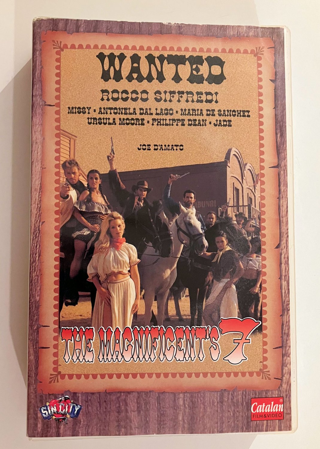 Erotic VHS   Rocco e i magnifici 7 aka Outlaws aka Rocco e i mercenary 1998