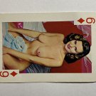 SINGLE 1 PLAYING SWAP CARD - VINTAGE GLAMOUR GIRL 6 DIAMONDS (TT519)
