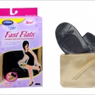 NEW Dr Scholl's For Her FAST FLATS Foldable Flexible BLACK Shoes + Gold Wristlet Purse Bag SIZE 5-6 NEW Dr Scholl's For Her FAST FLATS Foldable Flexible BLACK Shoes + Gold Wristlet Purse Bag SIZE 5-6