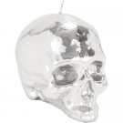 imperfect DL & Company MEMENTO MORI LUSTROUS Metallic SILVER Medium SKULL CANDLE gothic goth imperfect DL & Company MEMENTO MORI LUSTROUS Metallic SILVER Medium SKULL CANDLE gothic goth