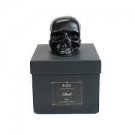 *imperfect* DL & Company MEMENTO MORI LUSTROUS Medium BLACK 1530 shiny goth SKULL CANDLE new! *imperfect* DL & Company MEMENTO MORI LUSTROUS Medium BLACK 1530 shiny goth SKULL CANDLE new!