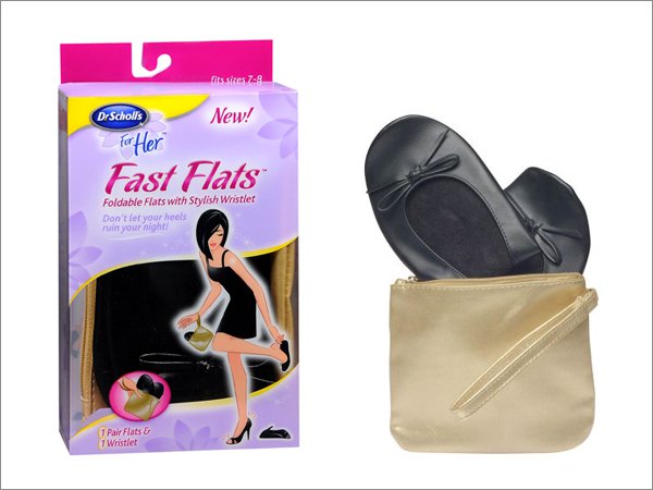 foldable slippers in a bag