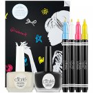 Ciaté CHALKBOARD MANICURE Matte Top Coat/Chalk Color Pens/Chalk Board Paint Pot NAIL SET ciate Ciaté CHALKBOARD MANICURE Matte Top Coat/Chalk Color Pens/Chalk Board Paint Pot NAIL SET ciate