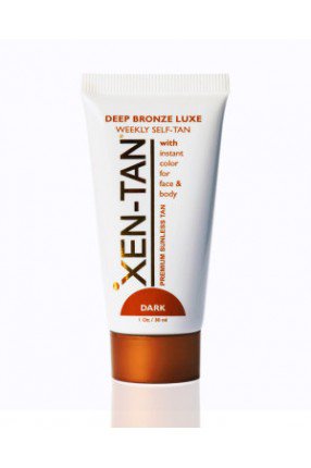 XEN-TAN Premium Sunless DEEP BRONZE LUXE Weekly Self-Tan Instant Body Face DEEP Color 1oz Sealed