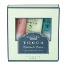 TOCCA Beauty NOURISHING BODY SCRUB Sugar CLEOPATRA GIULIETTA BIANCA Esfoliante Veloce SET TOCCA Beauty NOURISHING BODY SCRUB Sugar CLEOPATRA GIULIETTA BIANCA Esfoliante Veloce SET
