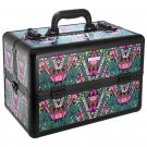 Limited Edition SEPHORA MARA HOFFMAN Large Kaleidescape TRAIN CASE Make-Up Cosmetics Organizer CASE
