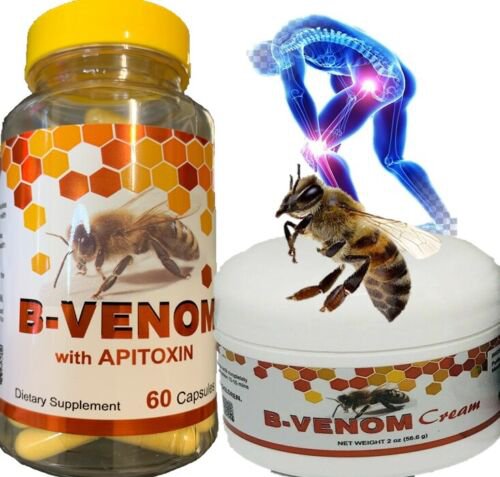 B-Venom Bee Miracle | Natural Bee Therapy Supplement | Joint & Mobility Support | 60 Capsules