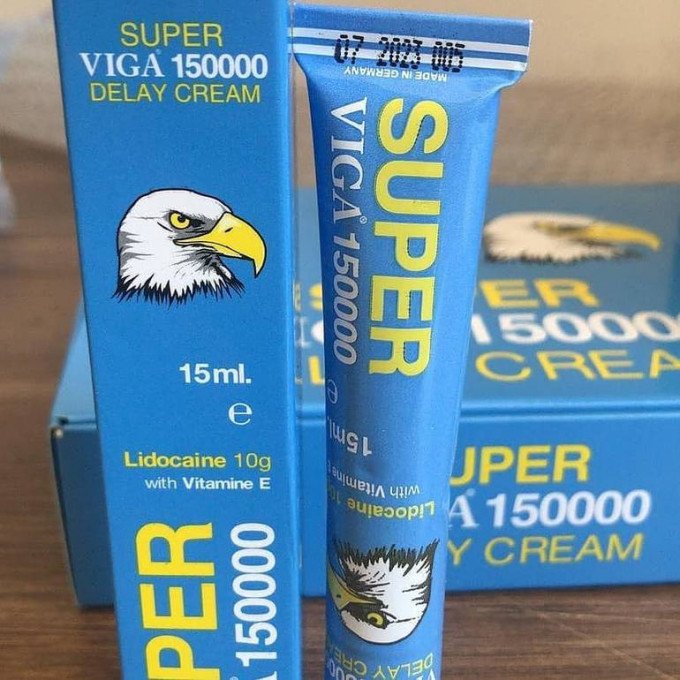 Super VIGA 150000 Delay Cream for Men | 15ml (0.5 fl oz) | Male Endurance & Stamina Support