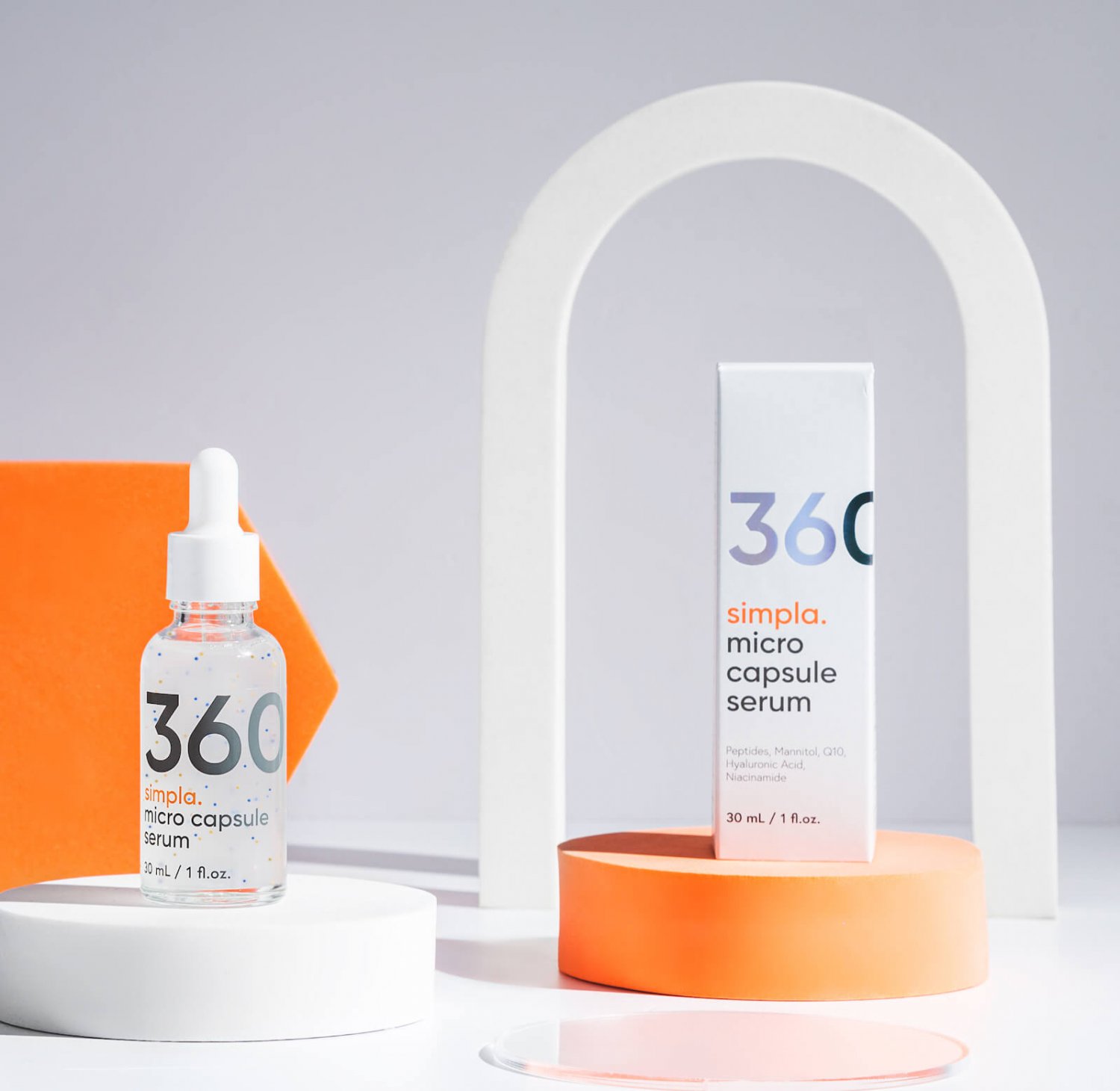 Simpla 360 Micro-Capsule Serum &acirc;�� Advanced Anti-Aging & Hydrating Face Care, 30 ml (1 Pack)