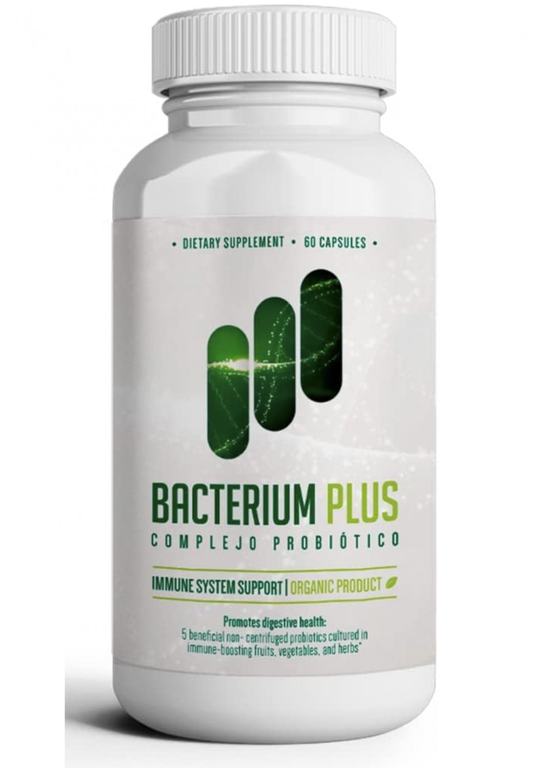 Bacterium Plus - Patented Immune Support Formula | 60 Natural Capsules Vital