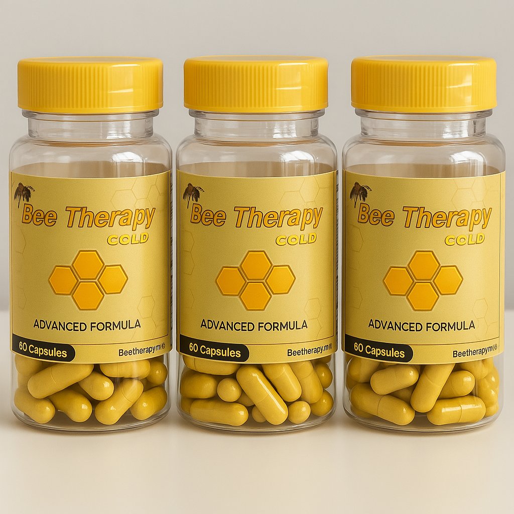 Bee Therapy Gold | 3-Bottle Pack | Advanced Joint & Muscle Support Cream for Inflammation Relief