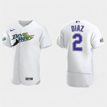 Tampa Bay Rays Yandy Diaz Gray 25th Anniversary Replica Jersey