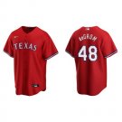 Texas Rangers #48 Jacob Degrom Jersey - White - Bluefink