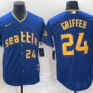 Ken Griffey Jr. 24 Seattle Mariners 2023 City Connect Elite Jersey - Royal  - Bluefink
