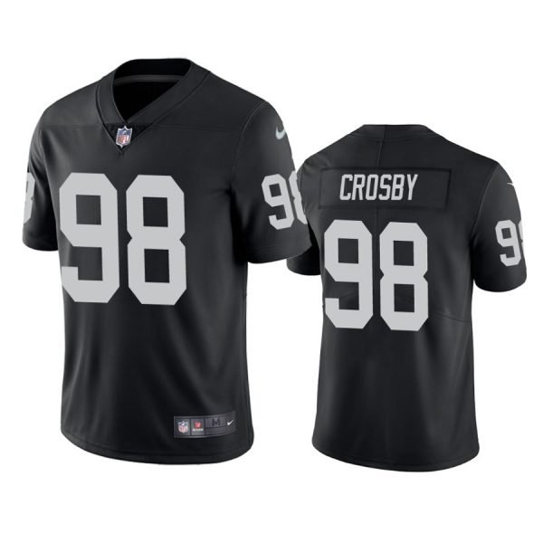 Las Vegas Raiders Maxx Crosby #98 Limited Black Jersey