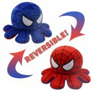Spiderman Plush Reversible 20cm Red and Blue Marvel Plush