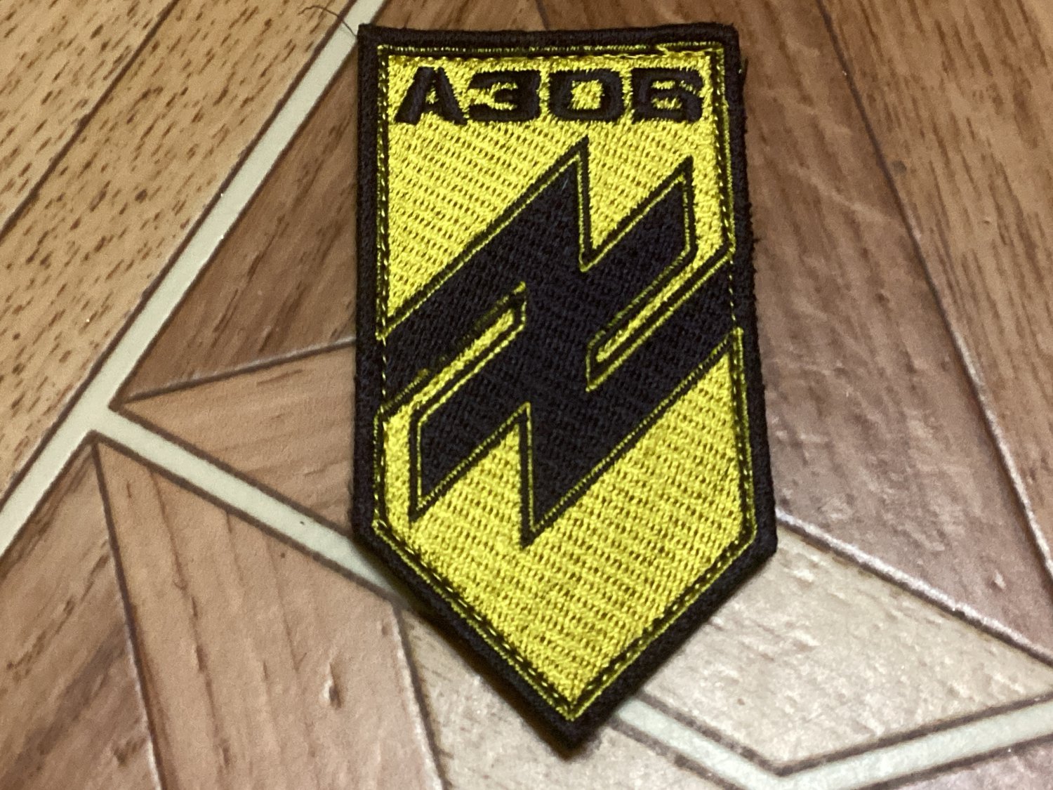 Azov unit combat patch. War in Ukraine.