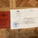 A trophy, a military ID, is a document of the Russian occupier. War in Ukraine.