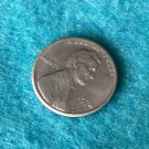 RARE ALUMINUM PENNY, one cent, USA, 1974. Restriked. The coin is not genuine, but a souvenir.