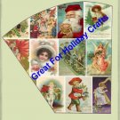 Christmas Vintage Paper Cone Printable