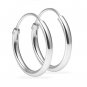 Mini Hoop Earrings Sterling Silver 925 One pair 1.2mm x 8mm. Nose, Lip, Ear, Ring, Piercing.