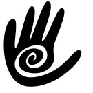Healing Hand Vinyl Decal Sticker Native American Symbol Car Laptop Wall Window Mailbox Indian Spirit