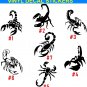 Scorpion Vinyl Decal Sticker Design #5 Car Window Wall Laptop iPhone Bumper Weatherproof Vinyl