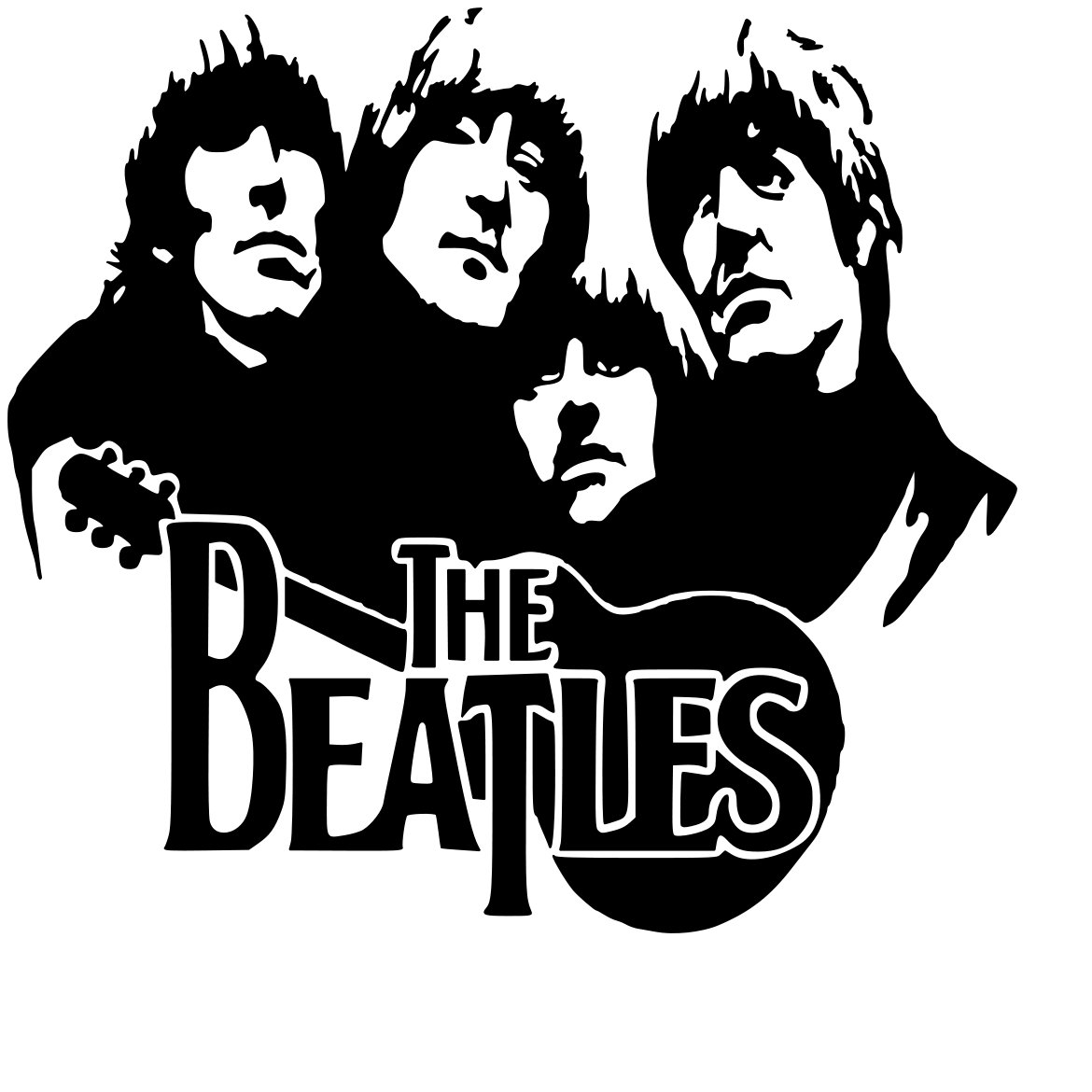 The Beatles Vinyl Decal Sticker #3 Car Window John Lennon Paul McCartney Ringo Starr George Harrison