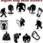 Bigfoot Design #10 Vinyl Decal Stickers Car Window Laptop iPhone Wall Sasquatch Yeti Humanoid Ape