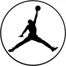 Michael Jordan Design #2 Vinyl Decal Sticker Basketball MJ NBA Jumpman Car Window Wall Air