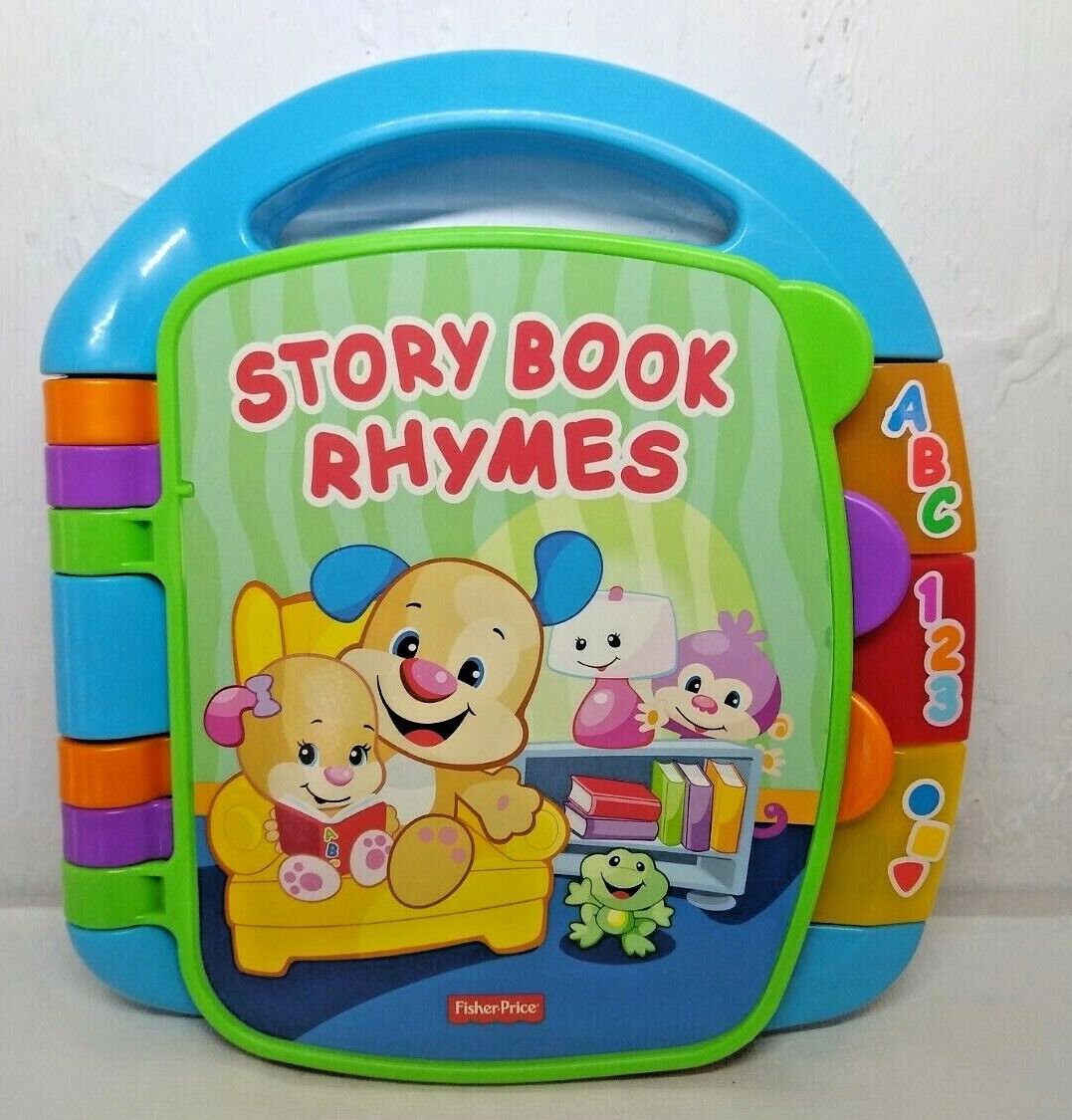 Story Book Rhymes Fisher Price ABC/123/Music/Lights/Numbers/Colors ...